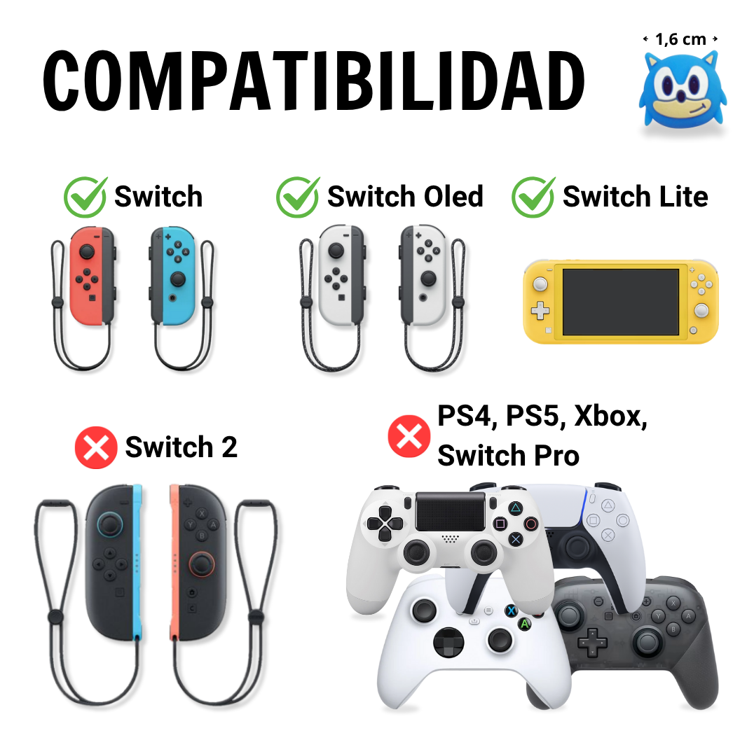 Thumb grips Switch Sonic