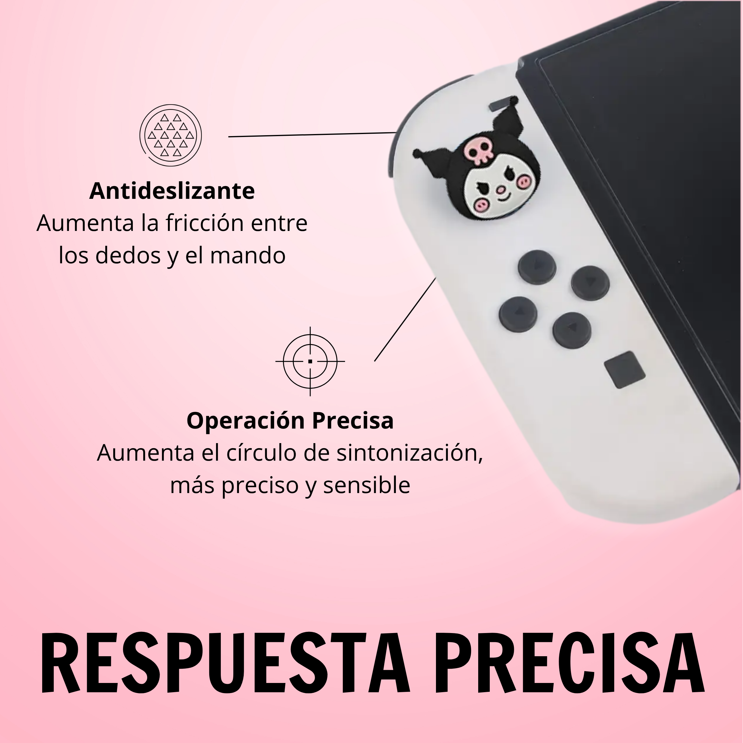 Thumb Grips para Switch 1, Lite y Oled