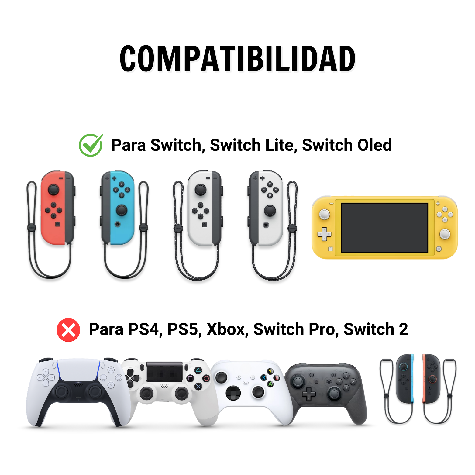 Thumb Grips para Switch 1, Lite y Oled