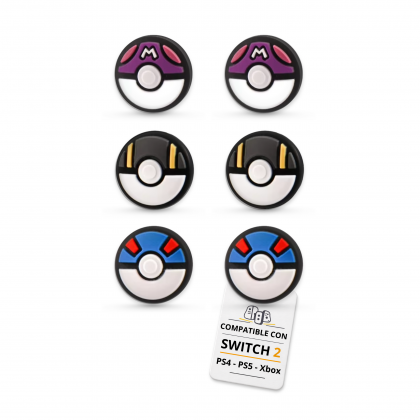 Thumb Grips Switch 2, PS5, PS4 y Xbox - Pokémon 1