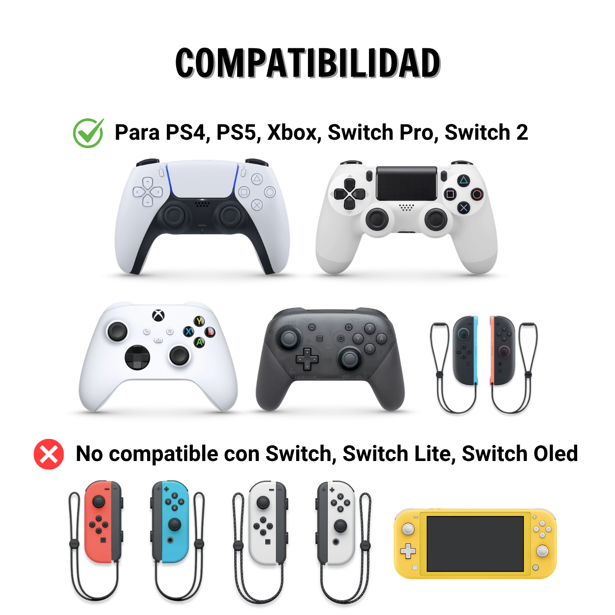 Thumb Grips para PS4 PS5 Xbox