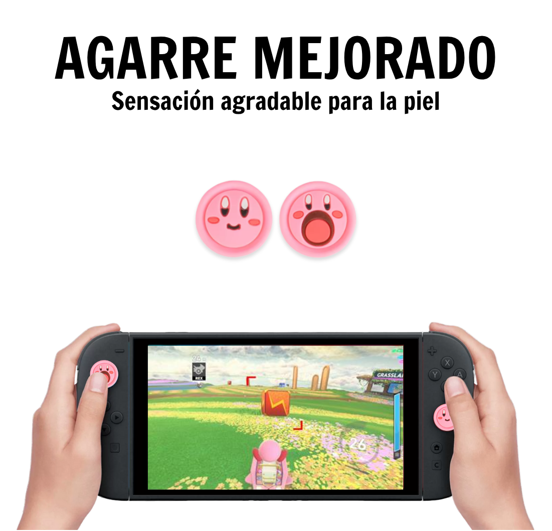 Thumb grips Switch 2 Kirby