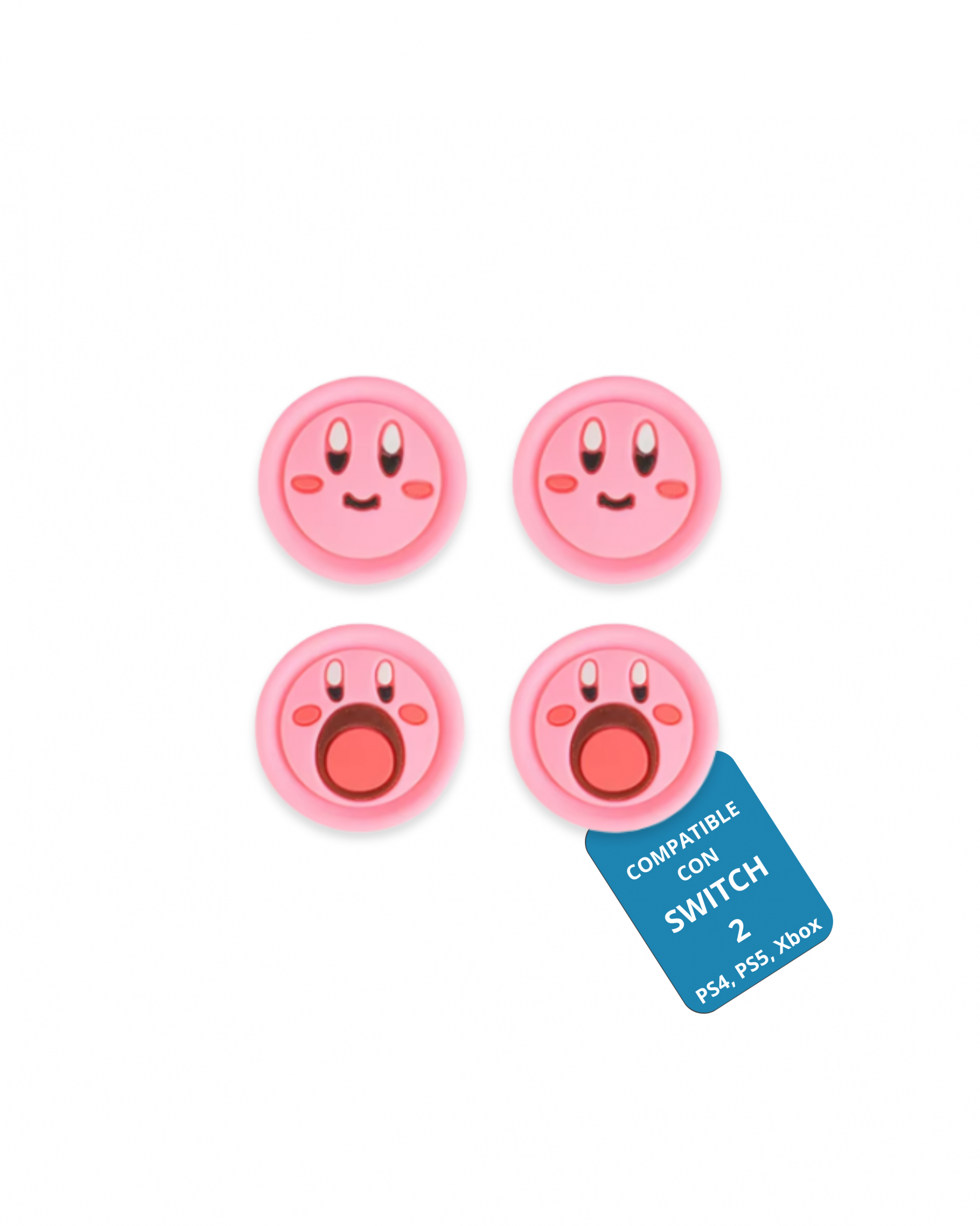 Thumb grips Switch 2 Kirby