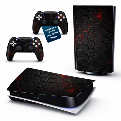 Vinilo adhesivo PS5 Standard Disco - Black