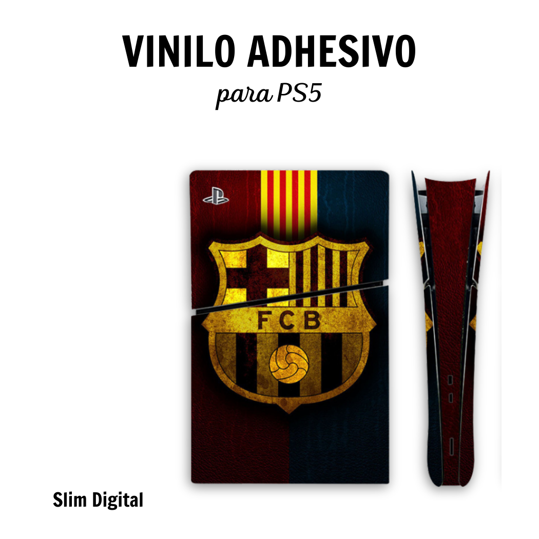 Vinilo adhesivo para PlayStation 5 Barcelona Slim Digital