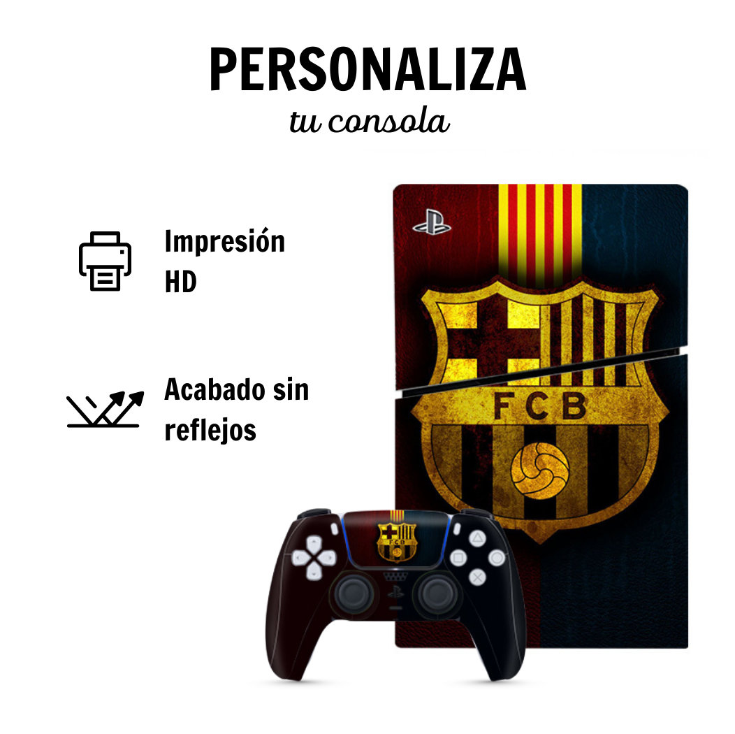 Vinilo adhesivo para PlayStation 5 Barcelona Slim Digital
