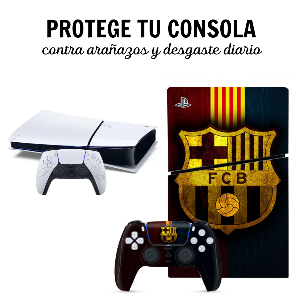 Vinilo adhesivo para PlayStation 5 Barcelona Slim Digital