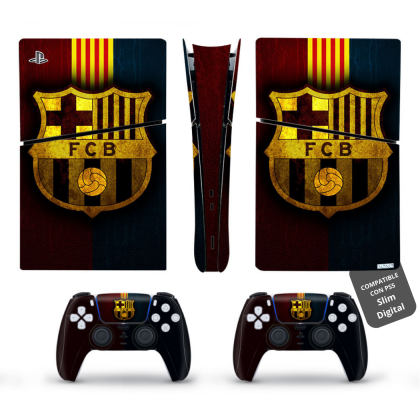 Vinilo adhesivo para PlayStation 5 Barcelona Slim Digital