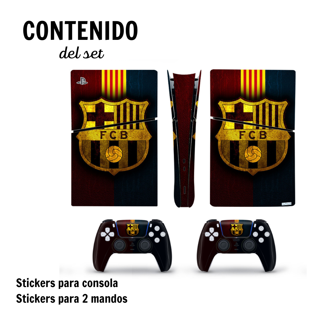 Vinilo adhesivo para PlayStation 5 Barcelona Slim Digital