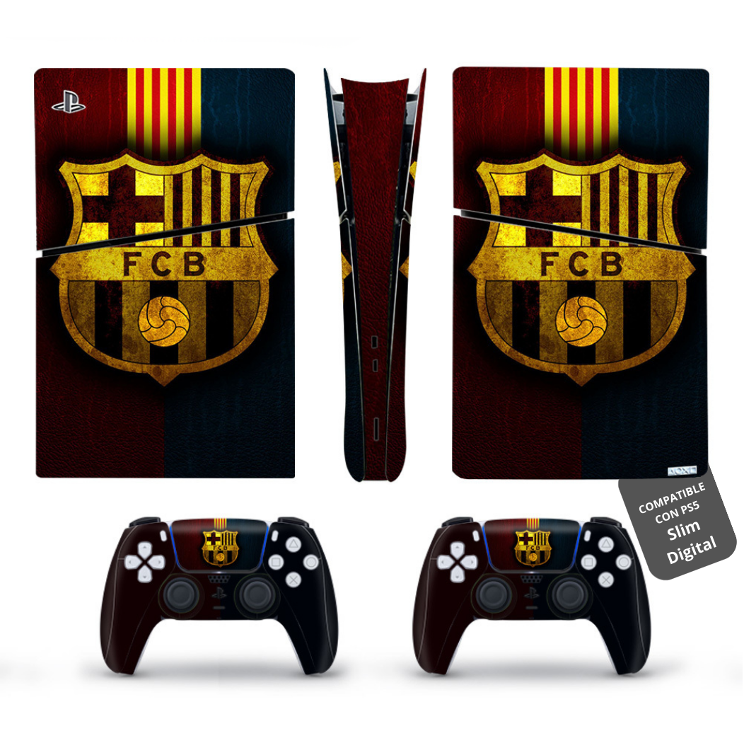 Vinilo adhesivo para PlayStation 5 Barcelona Slim Digital