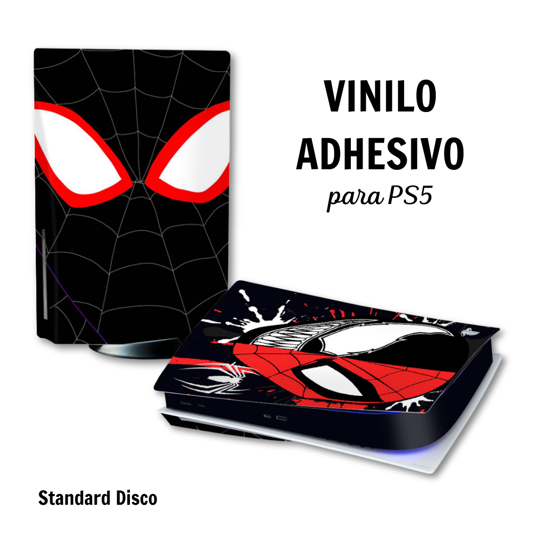 Vinilo adhesivo para PlayStation 5 Spiderman Standard Disco