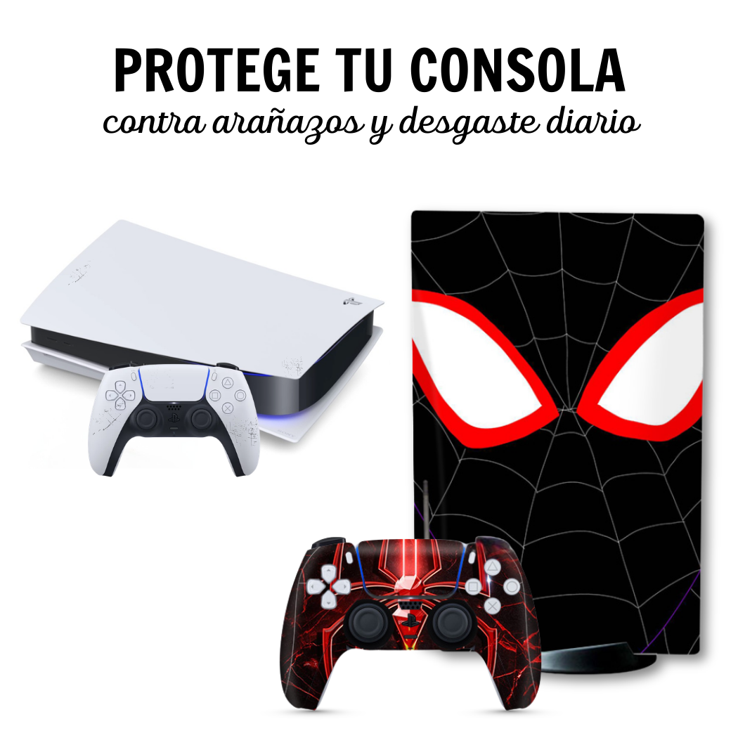 Vinilo adhesivo para PlayStation 5 Spiderman Standard Disco