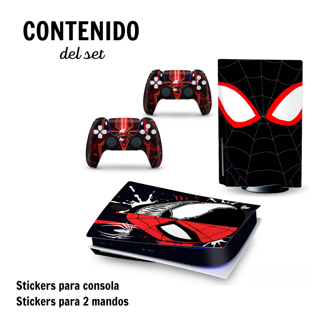 Vinilo adhesivo para PlayStation 5 Spiderman Standard Disco