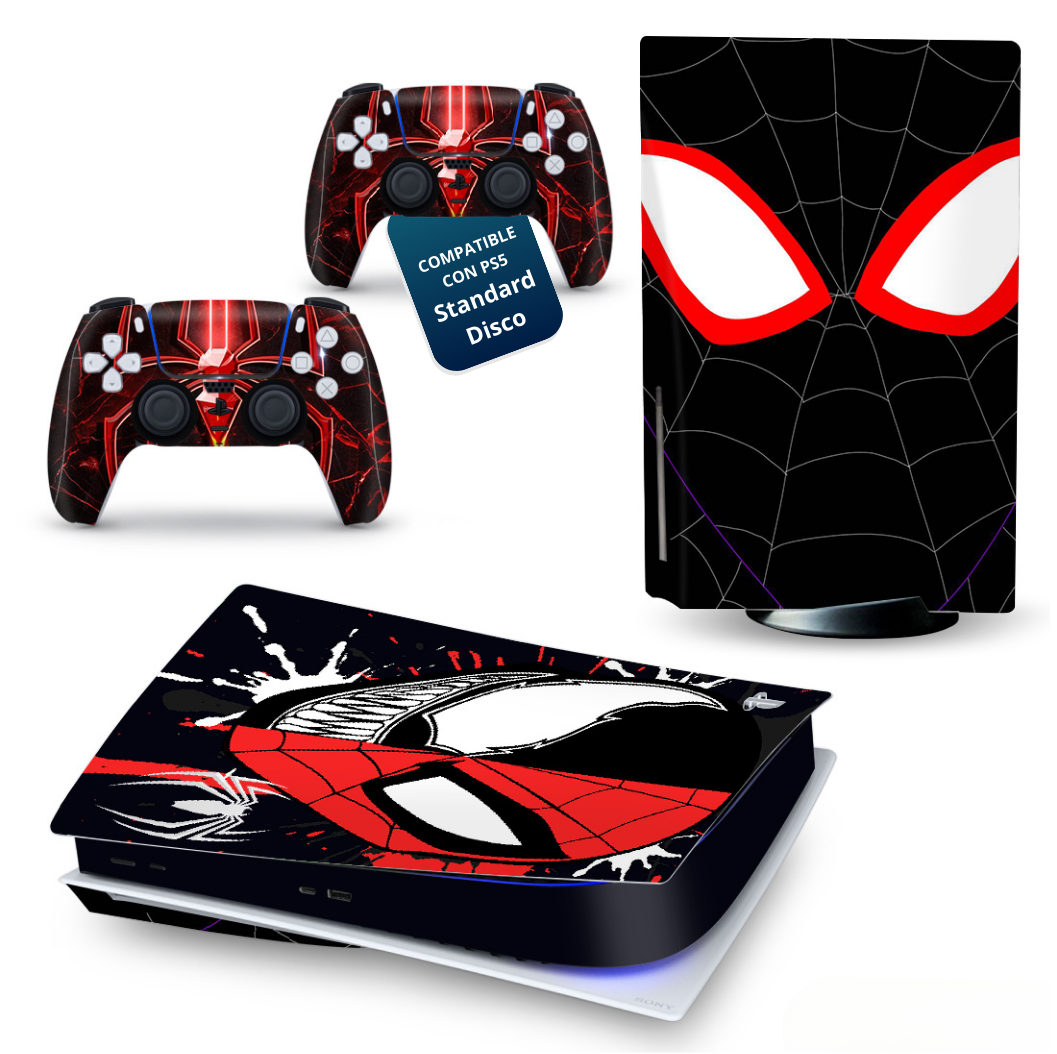 Vinilo adhesivo para PlayStation 5 Spiderman Standard Disco