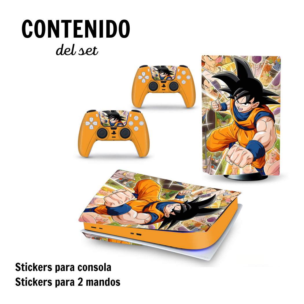 Vinilo adhesivo para PlayStation 5 Dragon Ball Stantard Disco