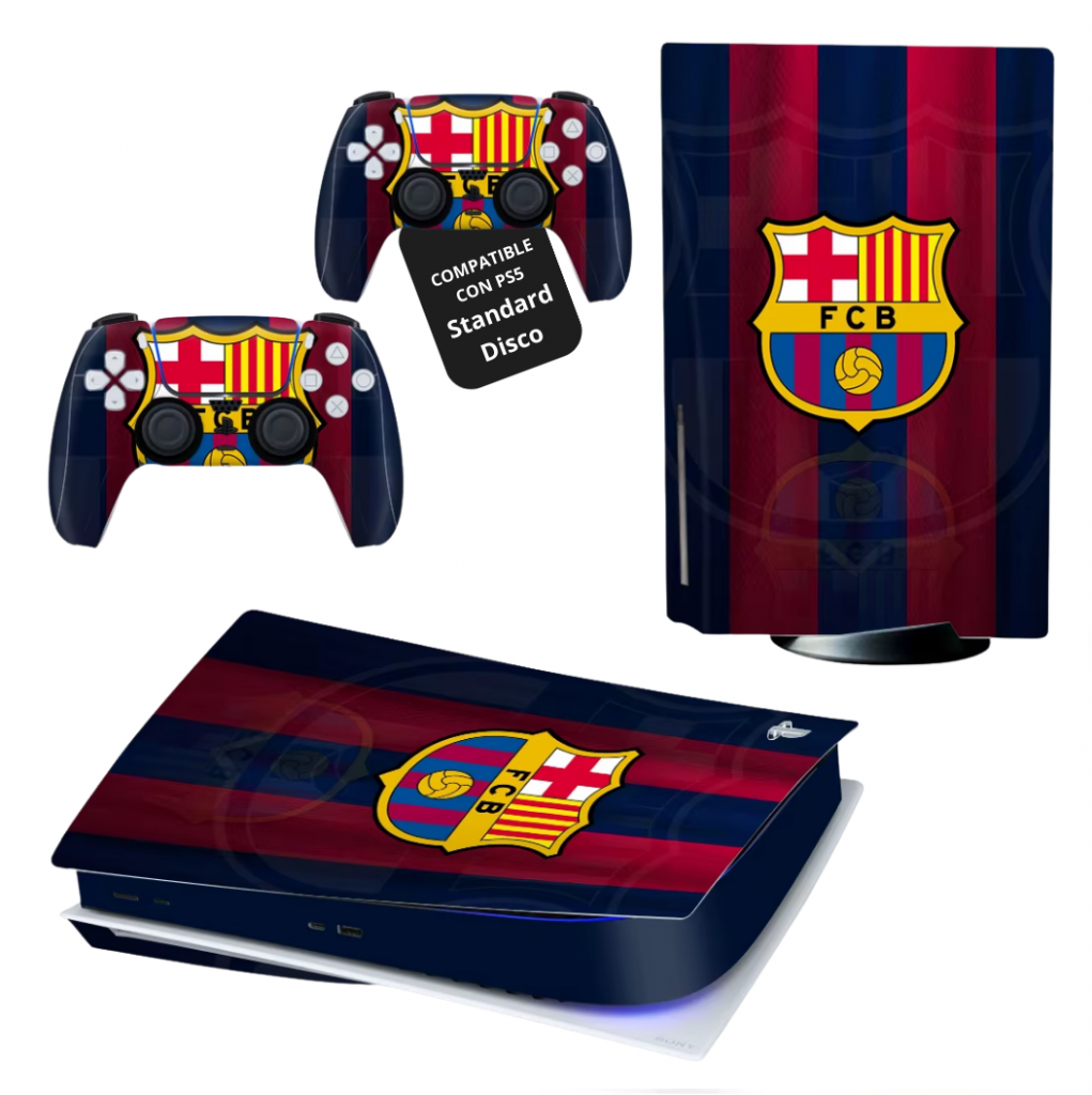 Vinilo adhesivo para PlayStation 5 Barcelona Standard Disco