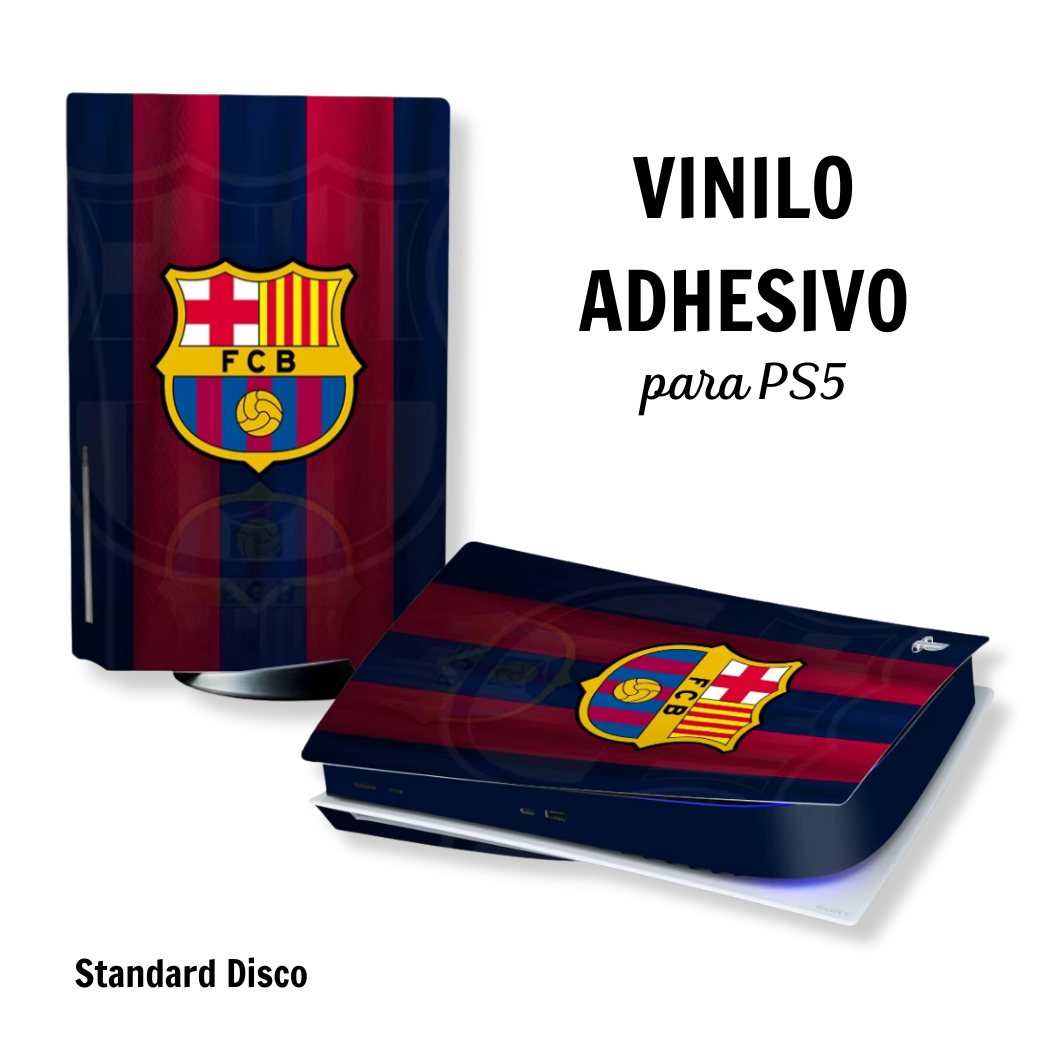 Vinilo adhesivo para PlayStation 5 Barcelona Standard Disco