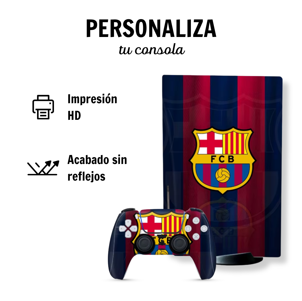 Vinilo adhesivo para PlayStation 5 Barcelona Standard Disco