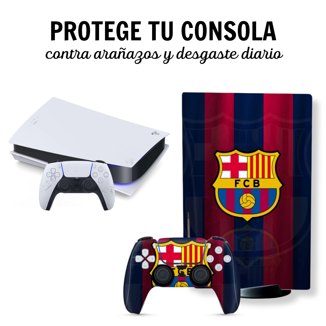 Vinilo adhesivo para PlayStation 5 Barcelona Standard Disco