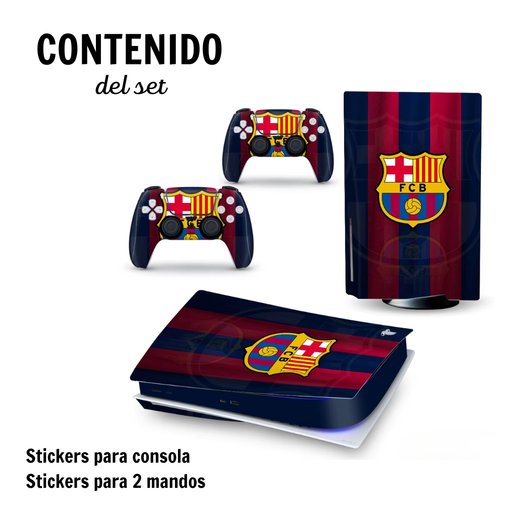 Vinilo adhesivo para PlayStation 5 Barcelona Standard Disco