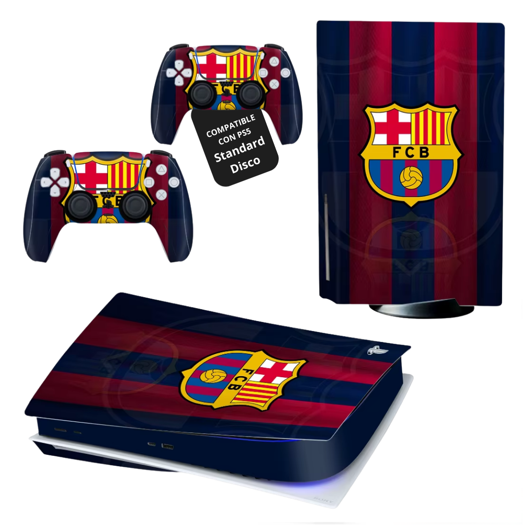 Vinilo adhesivo para PlayStation 5 Barcelona Standard Disco