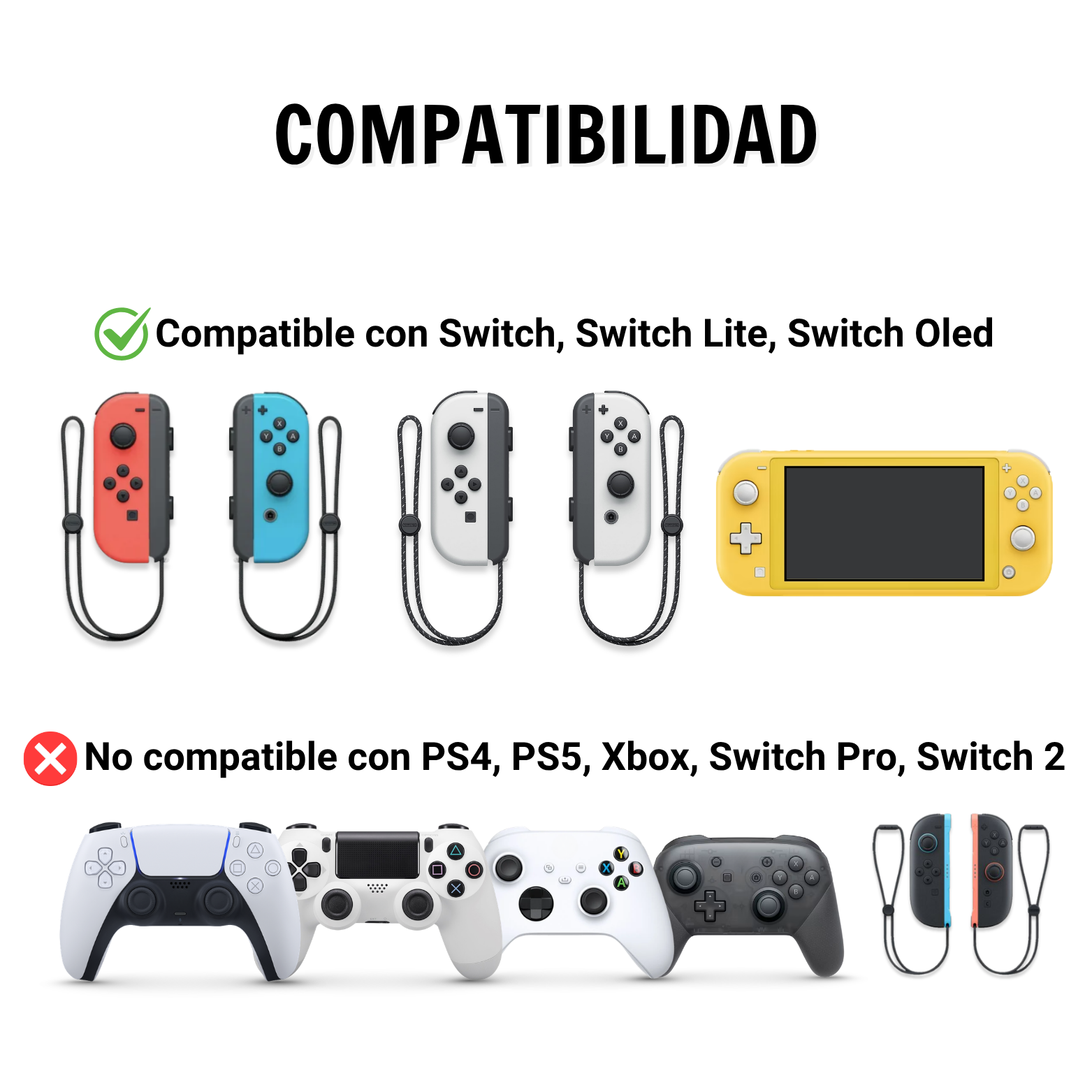 Thumb Grips para Switch 1, Lite y Oled