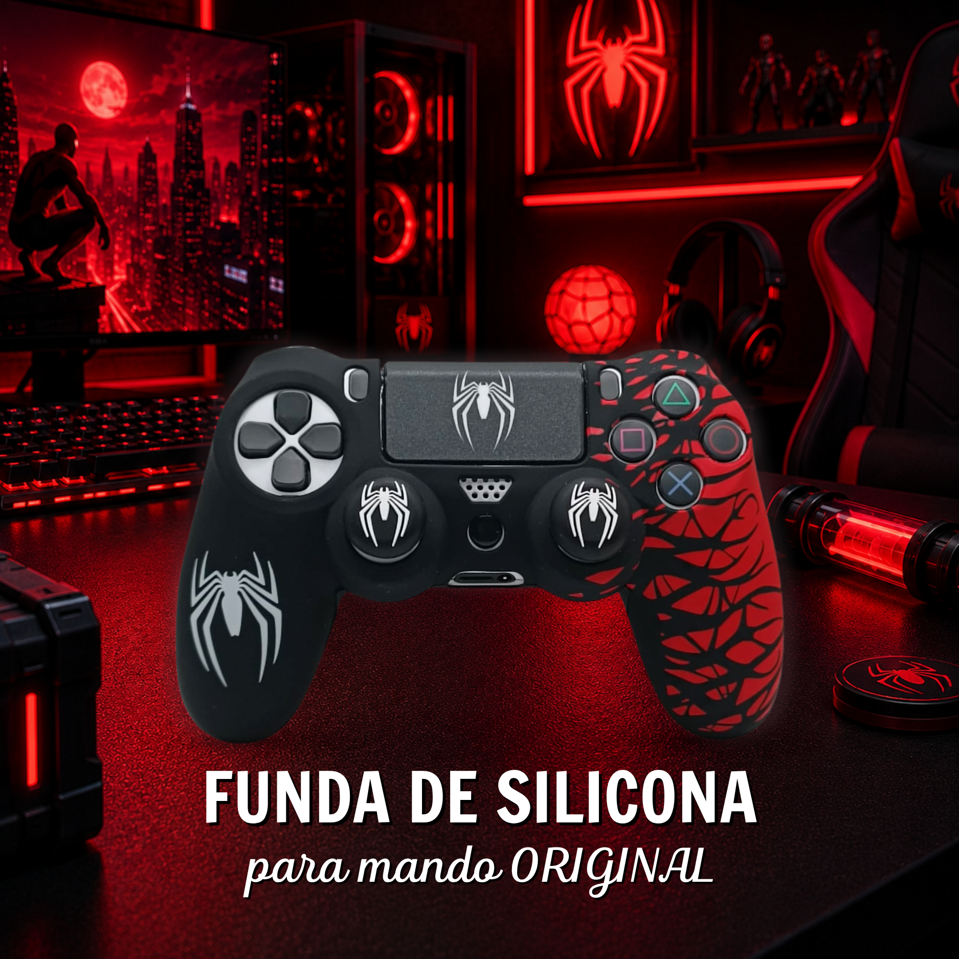 Funda Mando PS5 Spider
