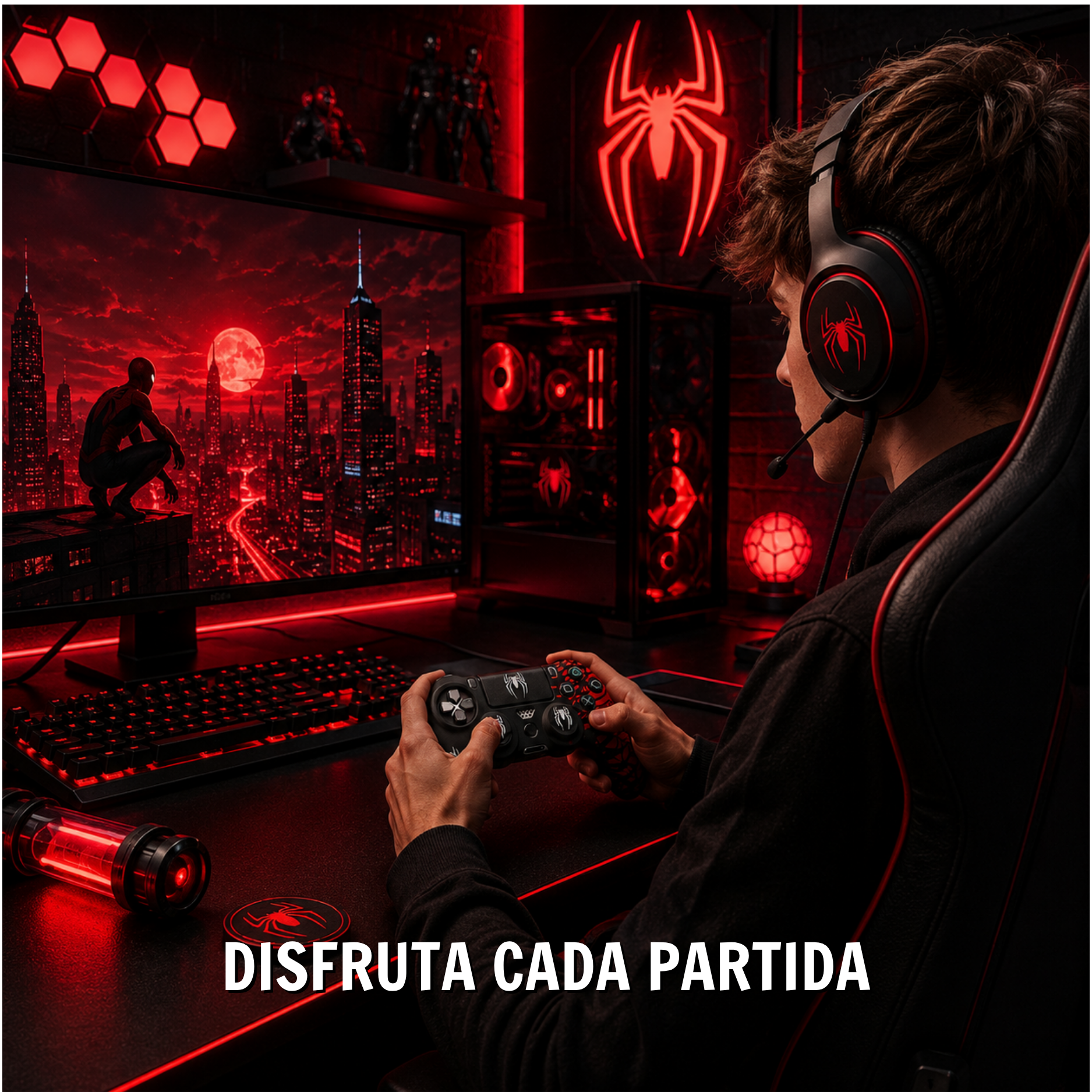 Funda Mando PS5 Spider